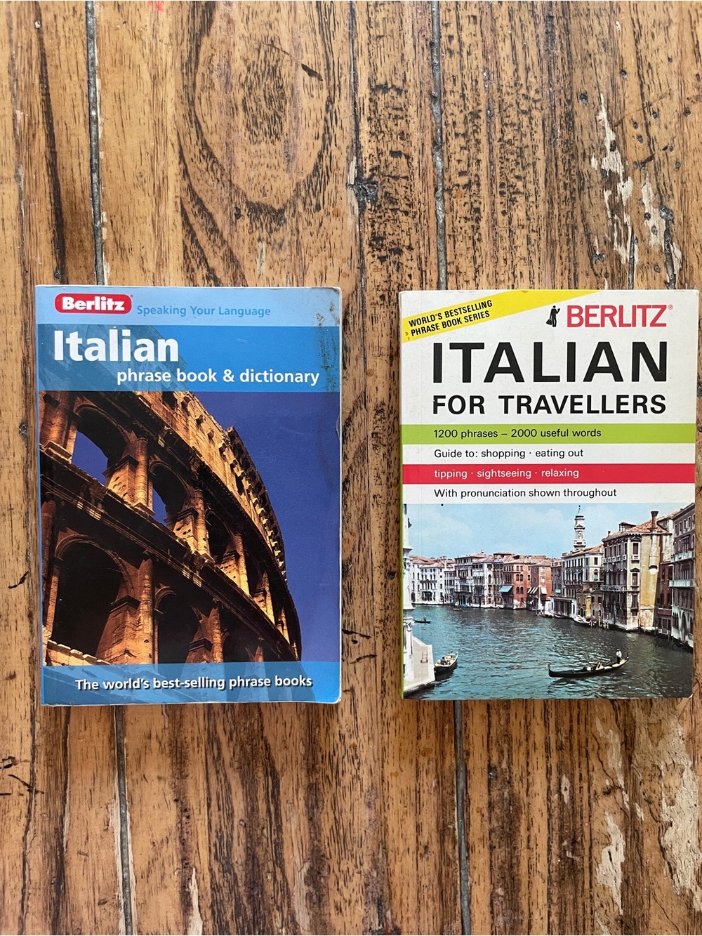 Berlitz Italian Phrase Books Dictionary  (Set of 2)